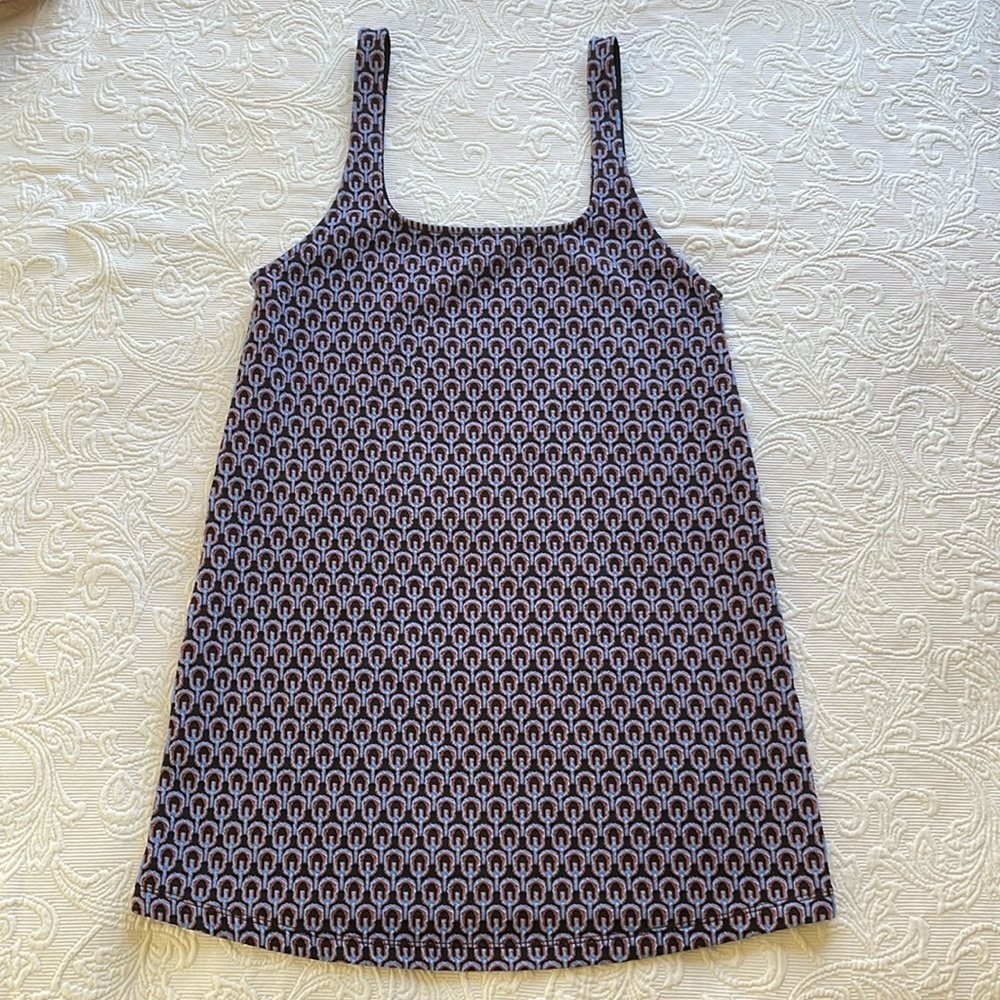 Zara printed shift dress